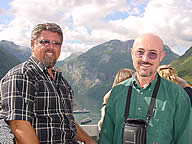 Photo of Kirk and Steve in 2001